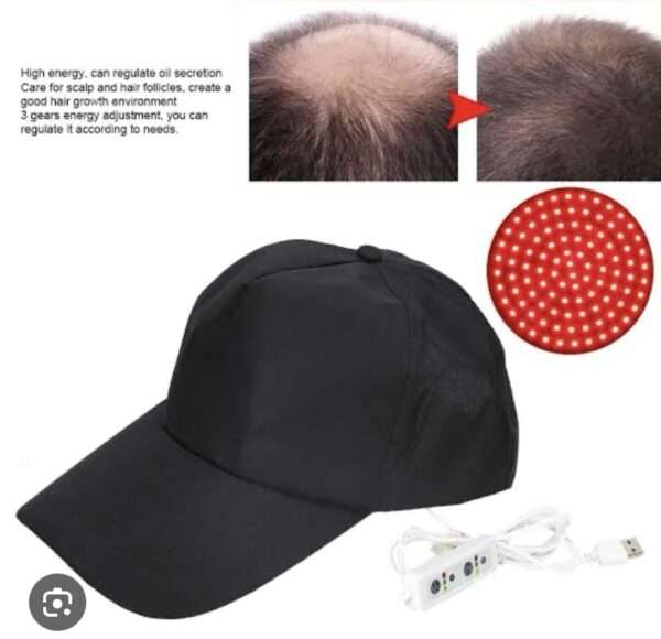 "Laser Hair Growth Cap Featuring Medical Grade Diodes for Effective Hair Regrowth"