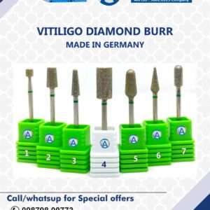 Alpha Diamond Burr set for vitiligo surgery