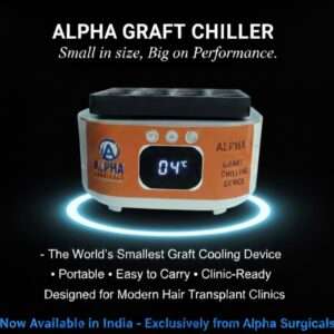 Alpha grafts chiller-Hair Grafts Cooling device now in india by alpha surgicals constant grafts cooling machine