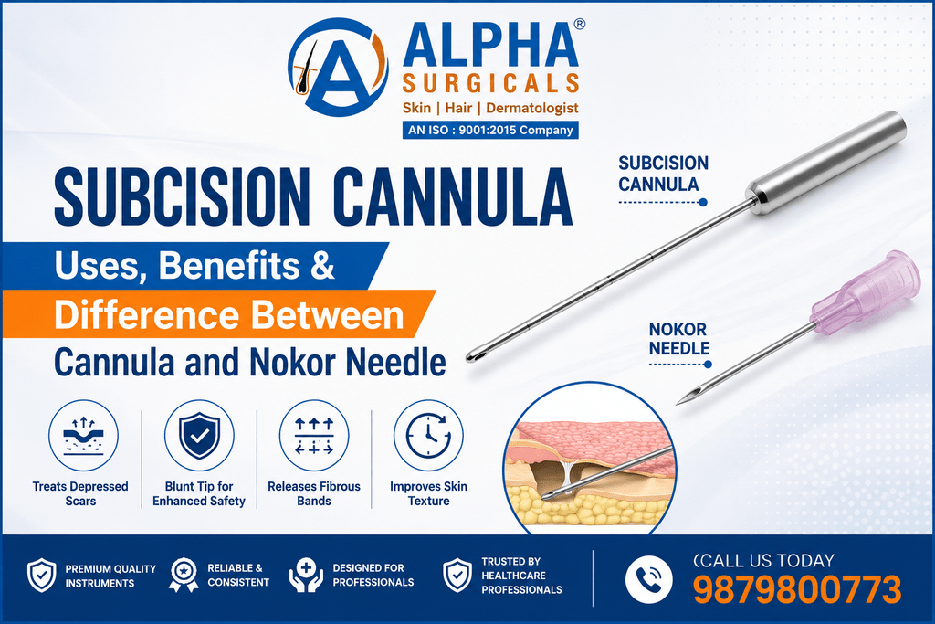 Subcision cannula vs Nokor needle for scar treatment procedures