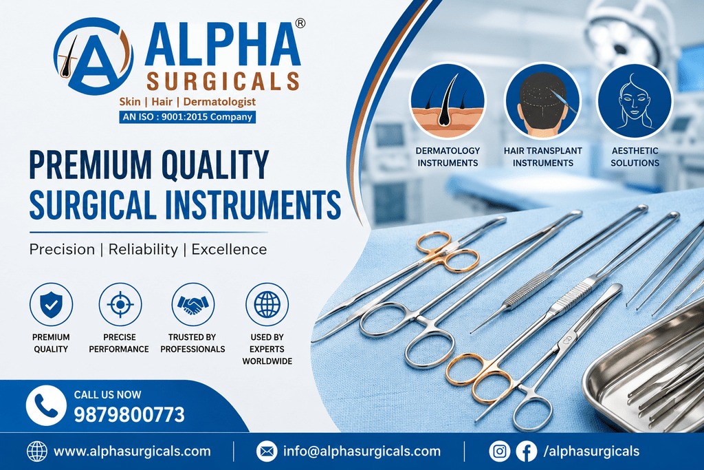 Biopsy punch sizes for dermatological procedures by Alpha Surgical