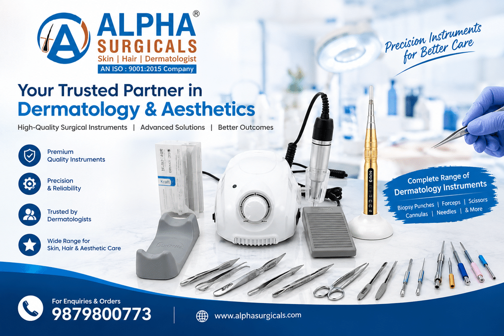 Surgical instruments every dermatologist needs from Alpha Surgical